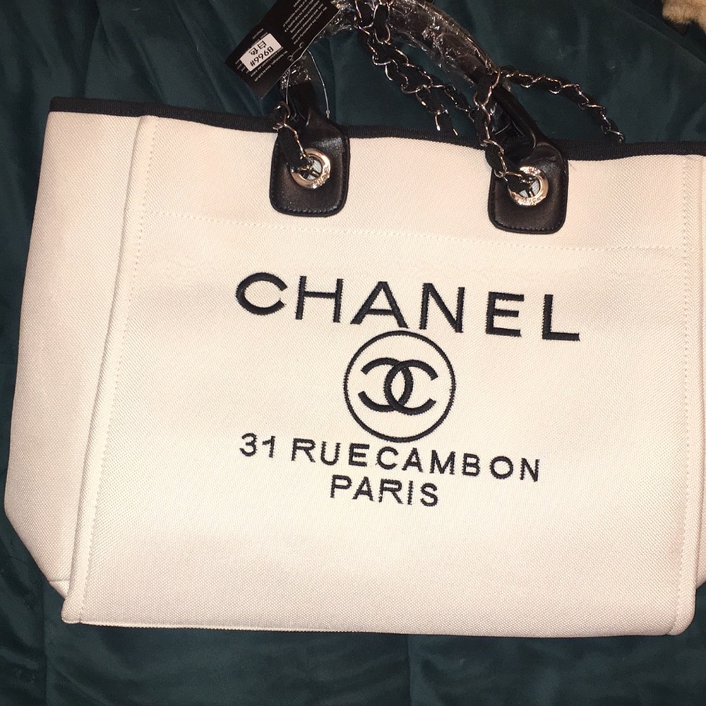 Not Chanel- large tote bag